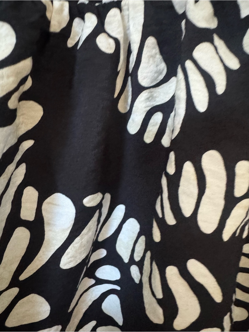 Nine West Black and White Floral Print Midi Dress - Picture 4 of 12